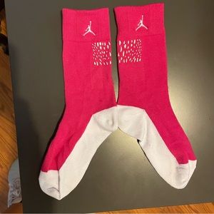 Jordan’s girls reflective crew socks. Washed but never worn